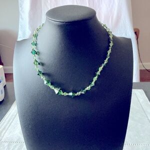 Swarovski Vintage Green Necklace